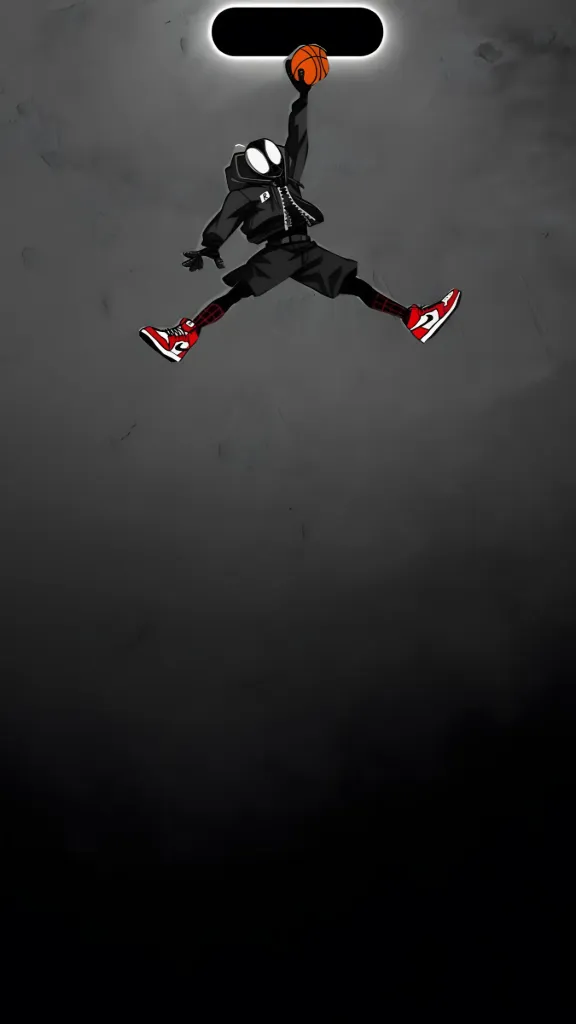 Miles Morales Basketball Art