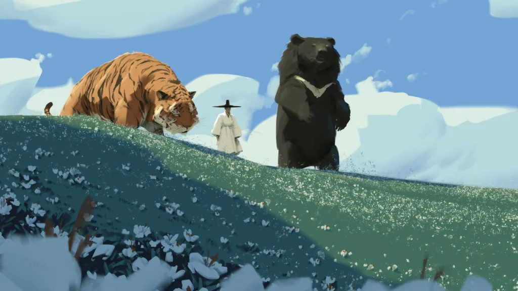 Korean Fantasy Animals Art