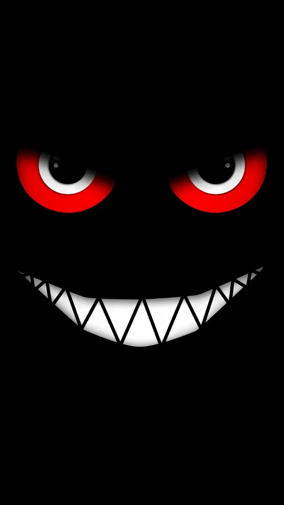 Monster face dark wallpaper
