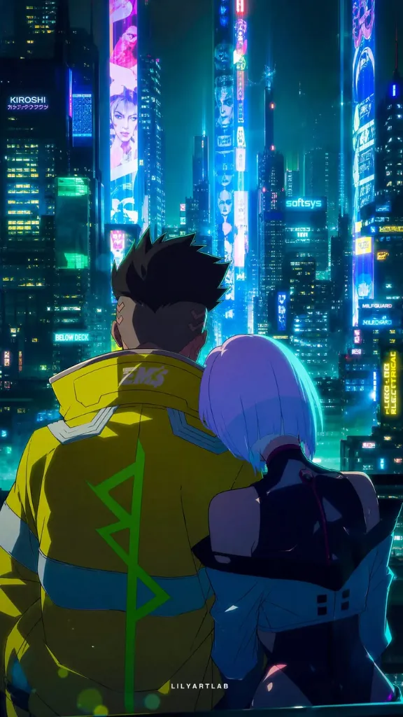 David and Lucy Cyberpunk Edgerunners