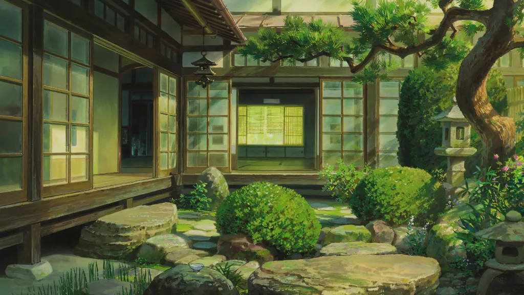 Anime Japanese Garden House