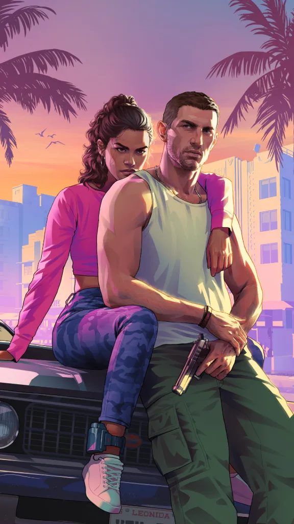 Vice City Couple Art