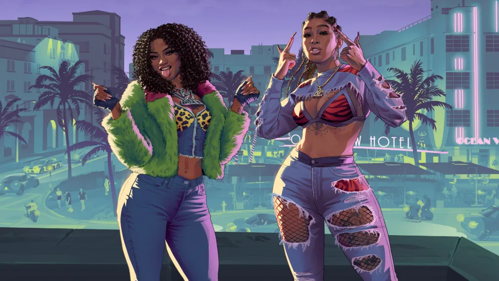 GTA VI Neon City Girls 