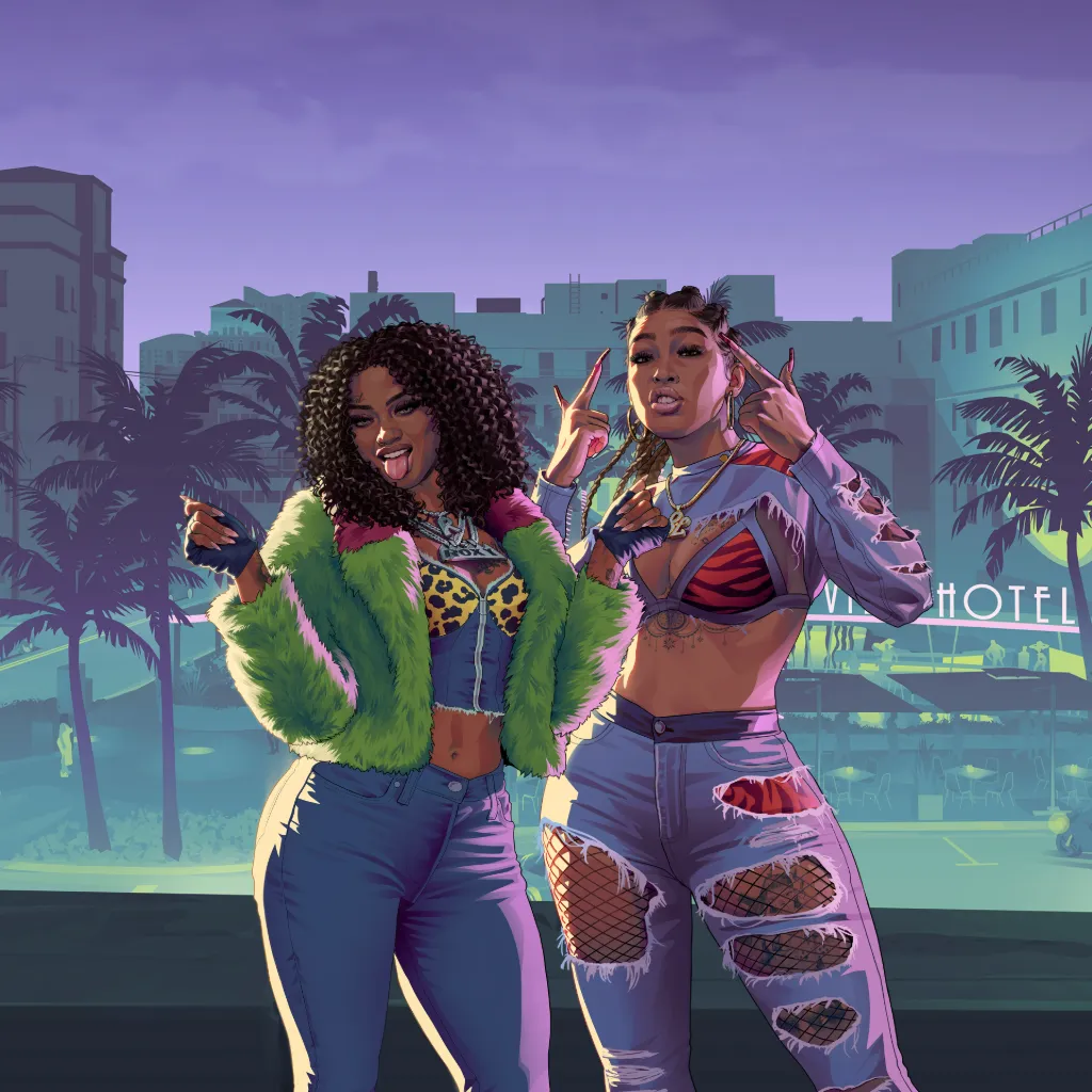 GTA VI Urban Girls Digital Art