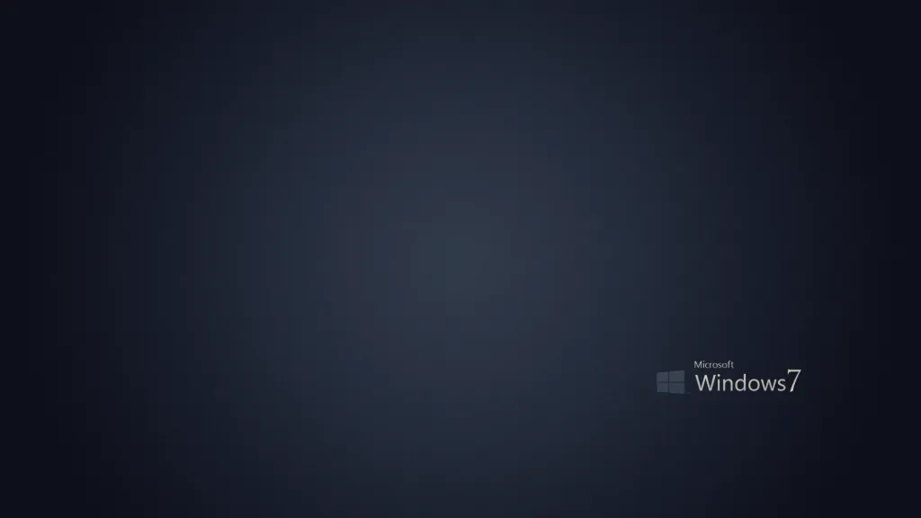 Windows 7 dark wallpaper