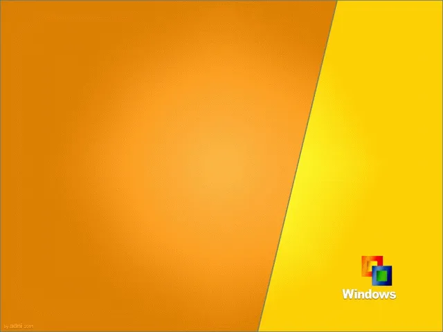 Windows XP Orange Wallpaper