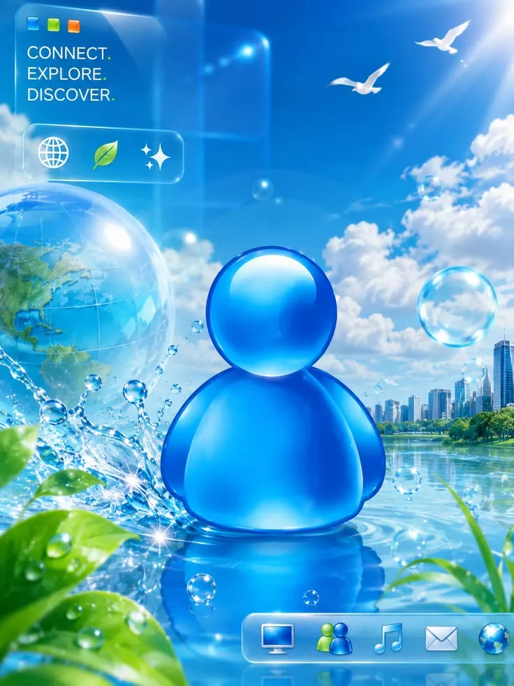 MSN Messenger Tech Wallpaper