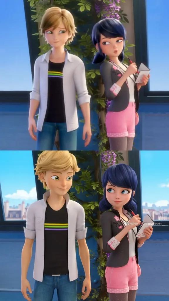 Adrien Marinette Miraculous Ladybug