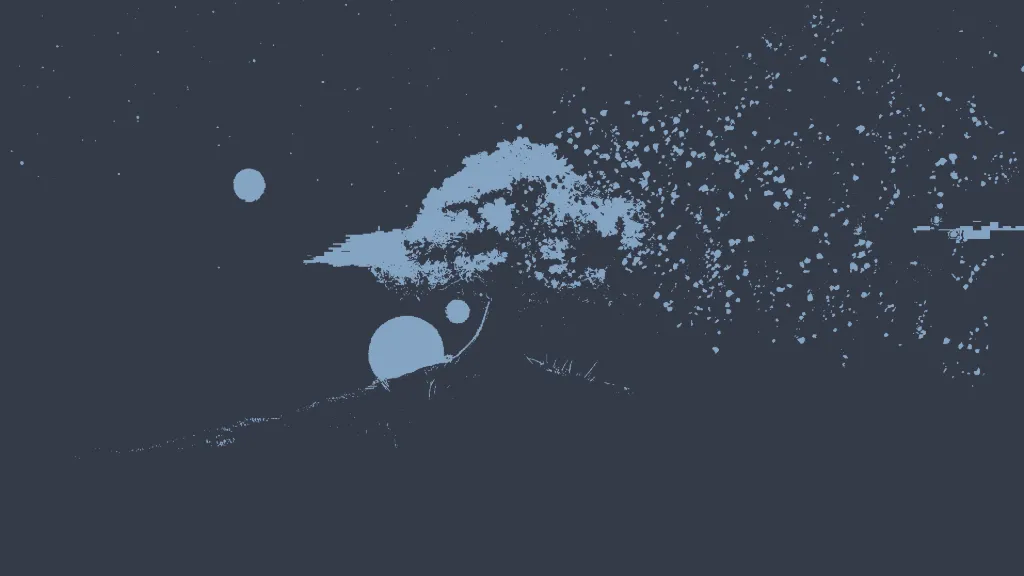 Abstract Cosmic Disintegration Art