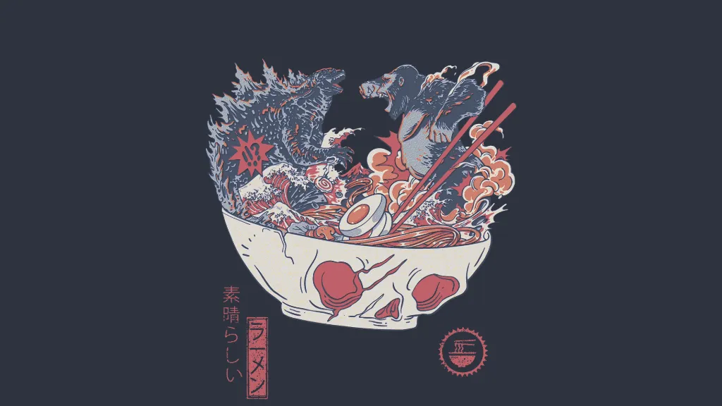 Godzilla King Kong Ramen