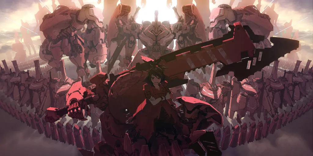 Anime Mech Warrior Wallpaper