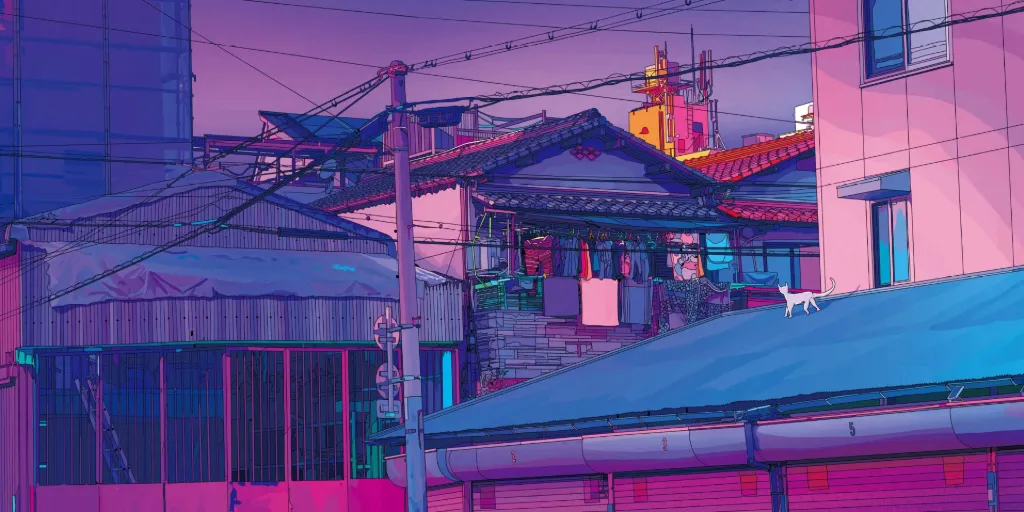 Neon Anime City