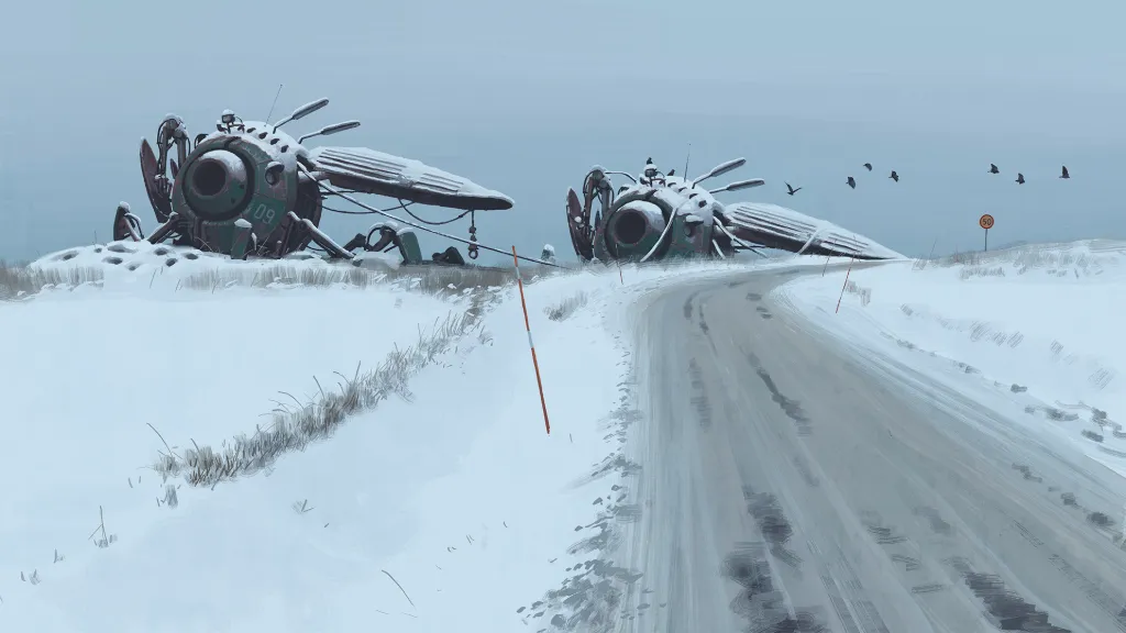 Abandoned Sci-Fi Snow