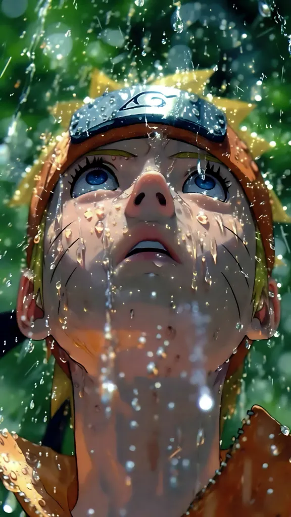 Naruto Under Shimmering Rain