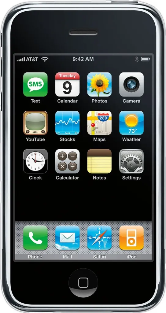 Original iPhone Home Screen Skeuomorphic ui