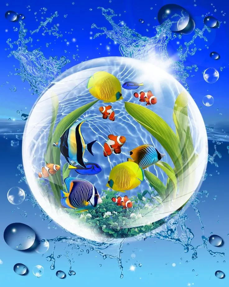Vibrant Tropical Fish aquacore