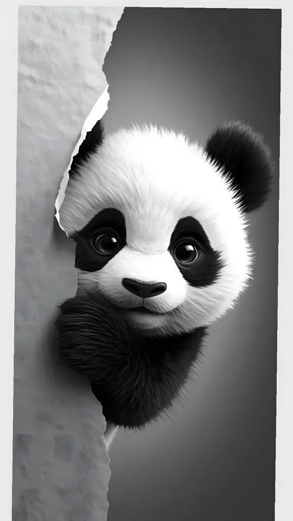 Cute Baby Panda Wallpaper