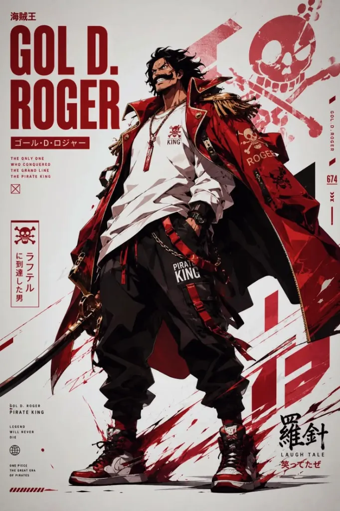Gol D. Roger Streetwear Art