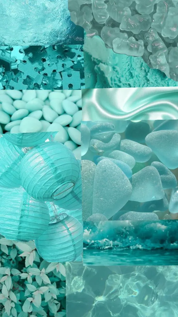 Teal Aesthetic aquacore Wallpaper