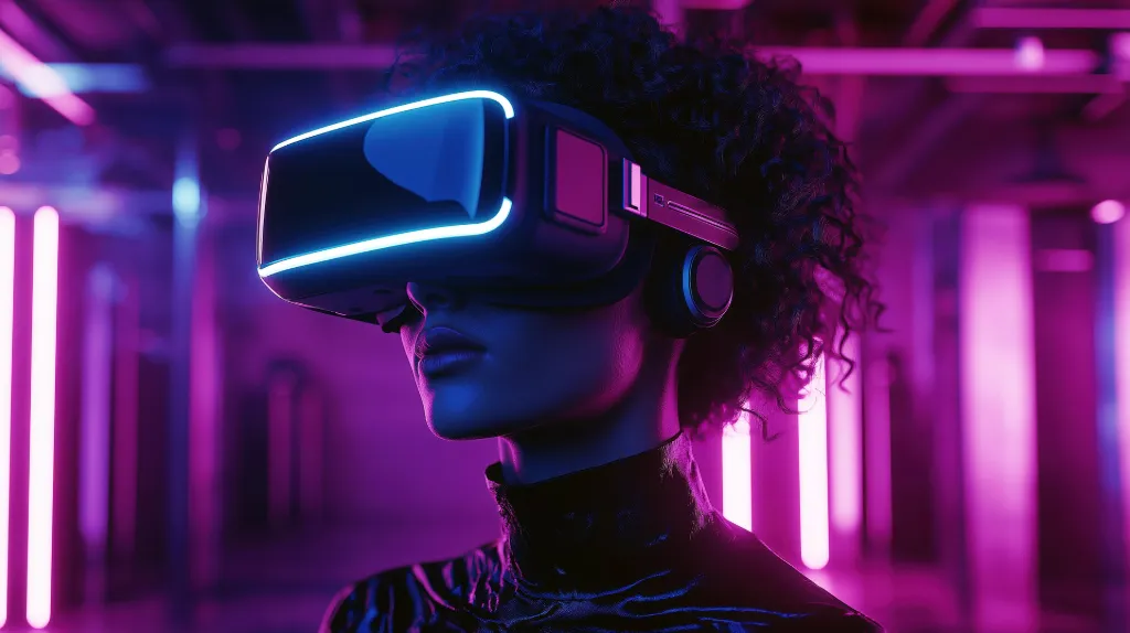 Cyberpunk VR Headset