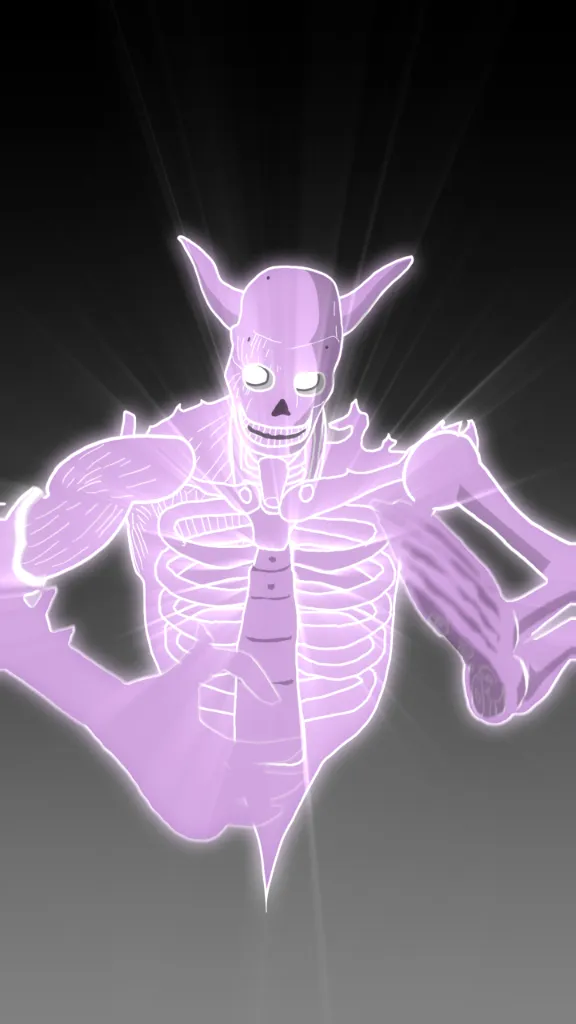 Purple Susanoo Anime Art