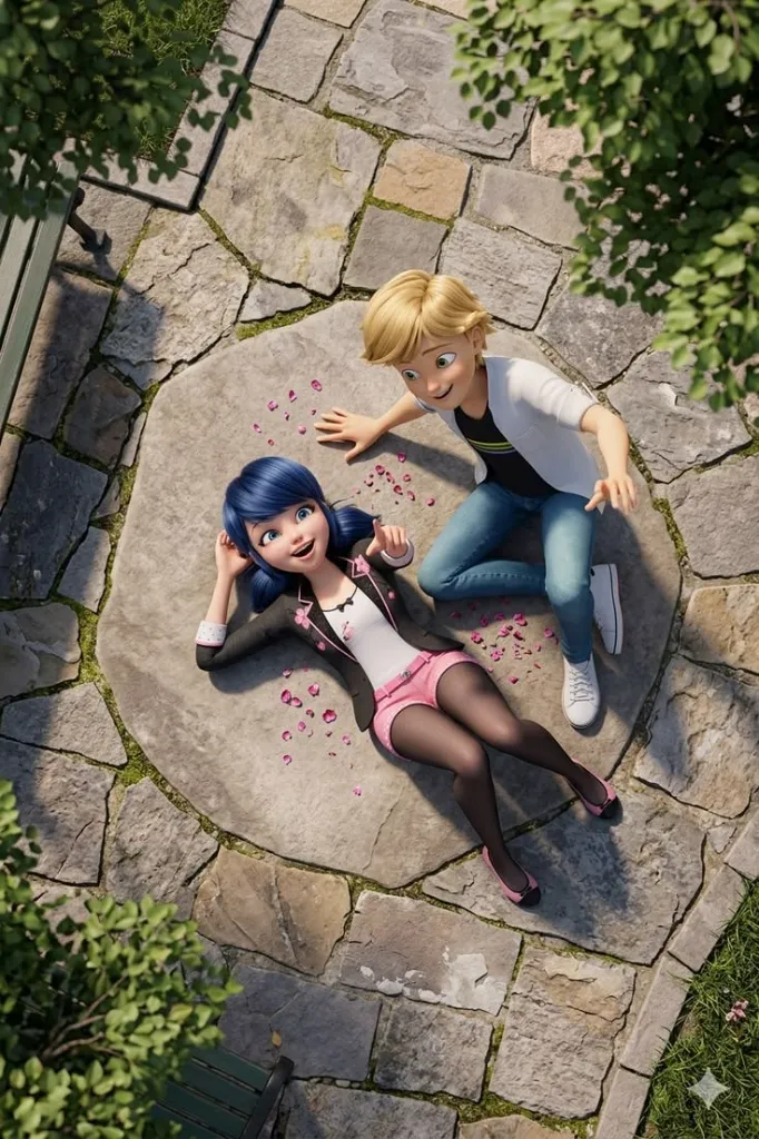 Marinette Adrien Rose Petals