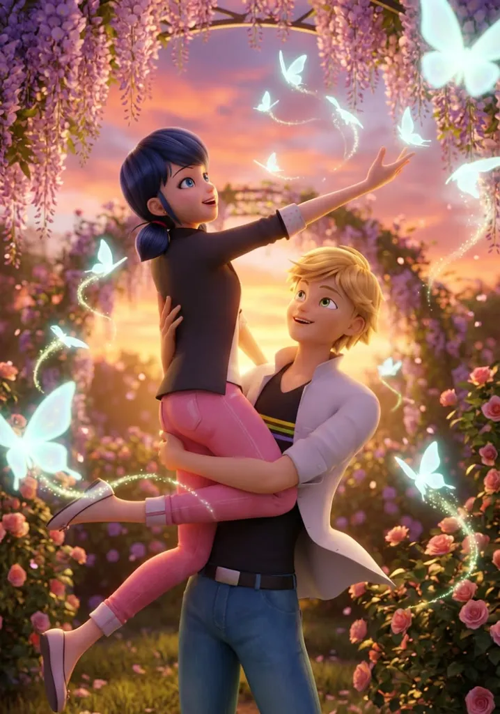 Miraculous Ladybug Marinette Adrien Romance