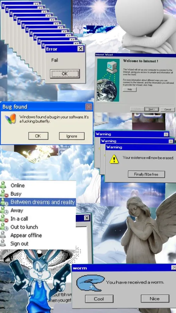 Retro Windows Bugs webcore