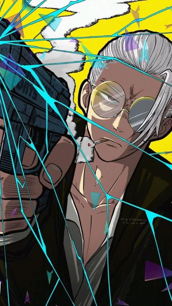 Sakamoto Anime  Gun Portrait
