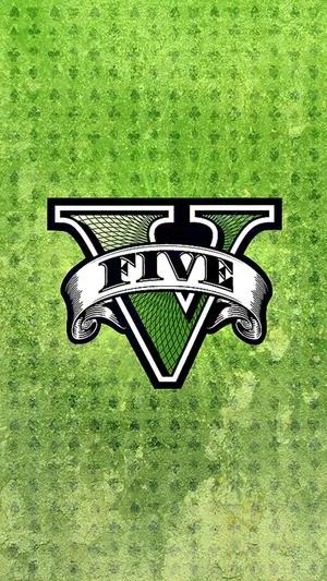 GTA V logo wallpaper
