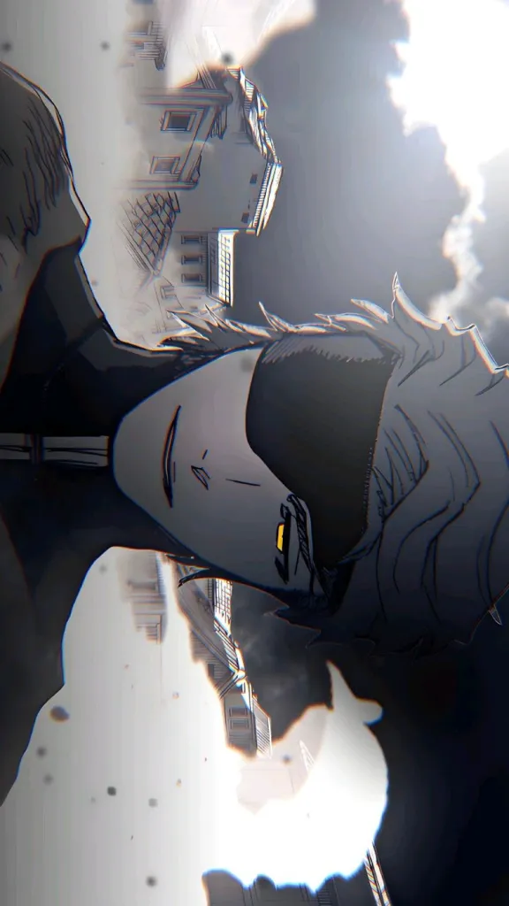 Anime character dark wallpaper