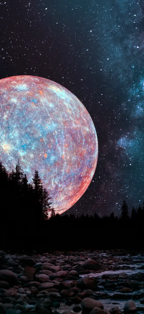 Cosmic Dream Above the Forest