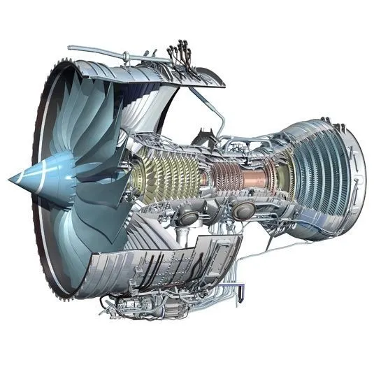 Jet Engine Cutaway Diagram