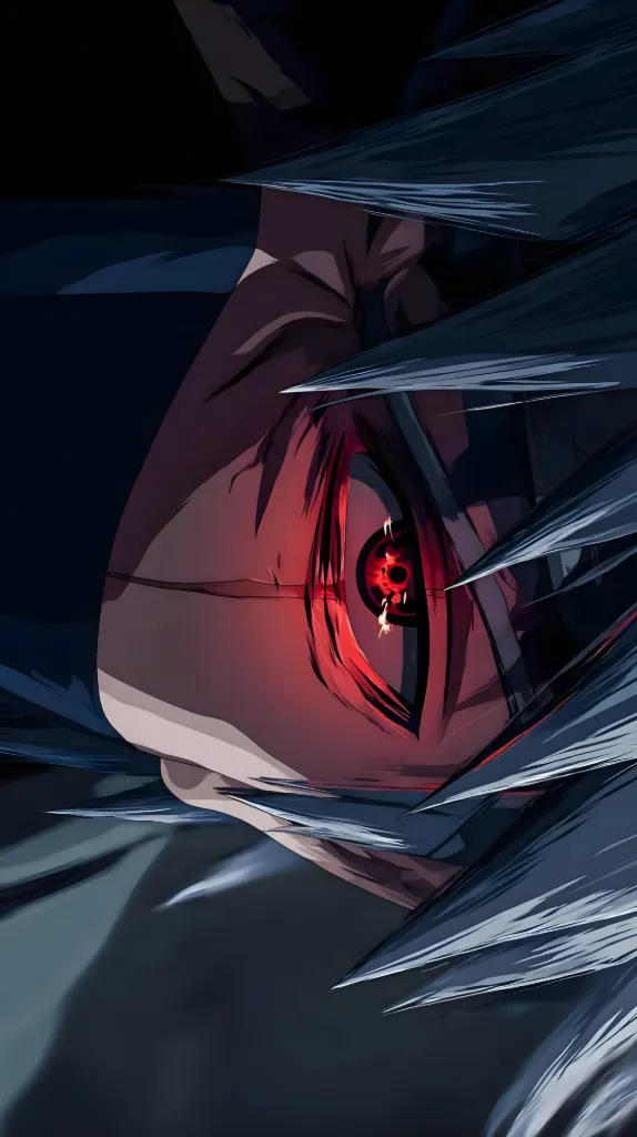 Anime Red Eye Wallpaper