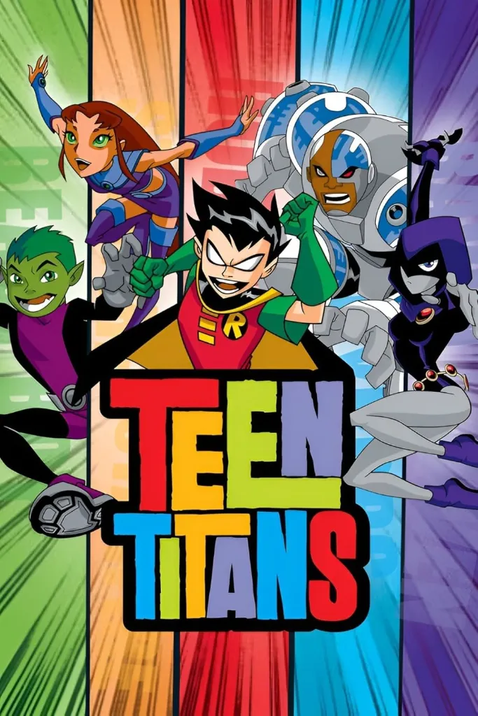 Teen Titans Animated Characters Poster