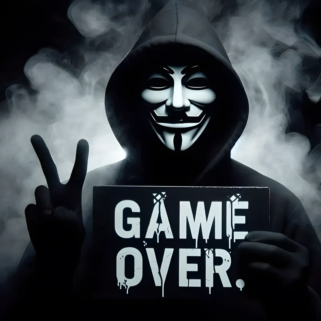 Anonymous Hacker Wallpaper, digital vigilante