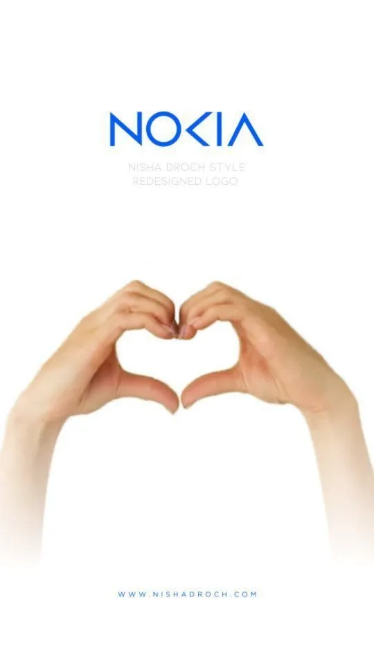 Nokia Heart Hands Logo