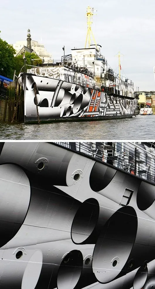 Dazzle Ship Art