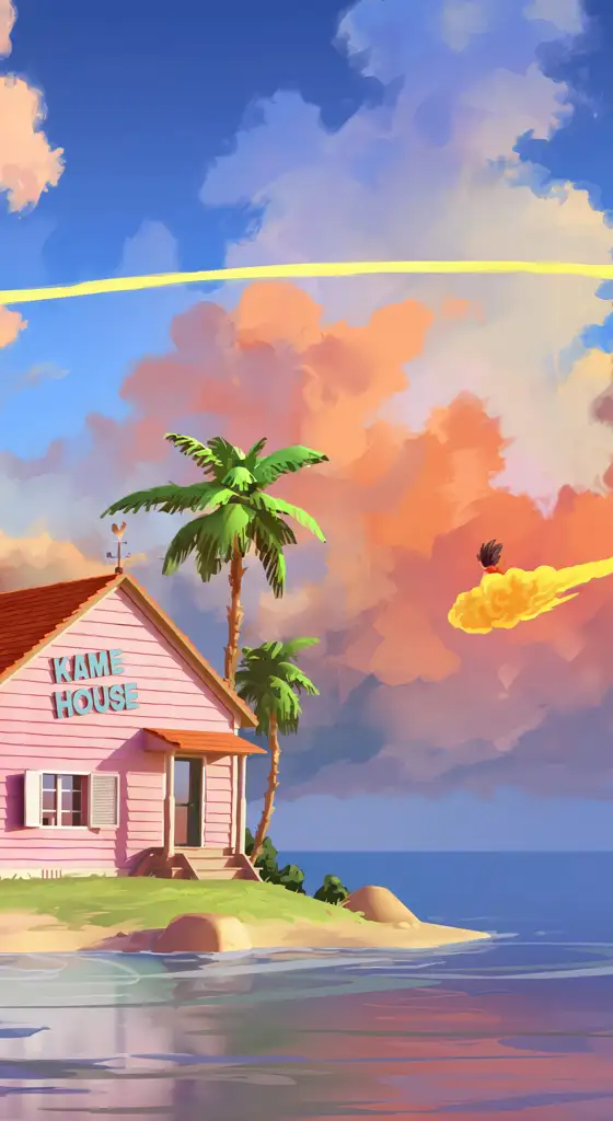 Kame House and Flying Nimbus