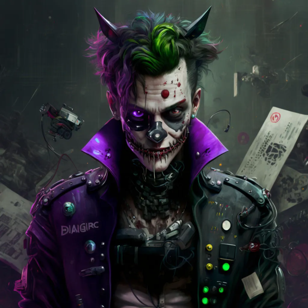 Cyberpunk Joker Art