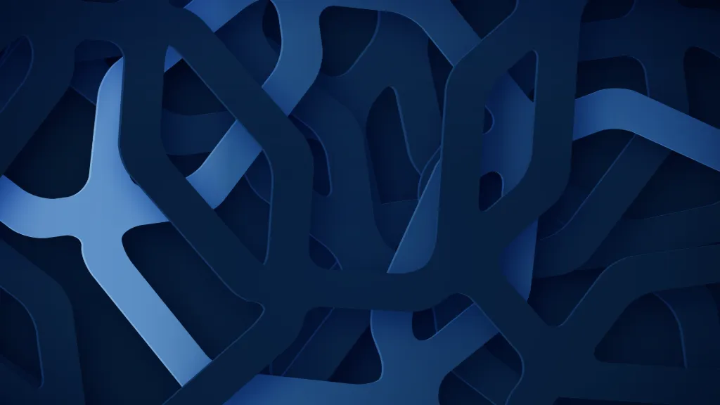 Blue Abstract Pattern