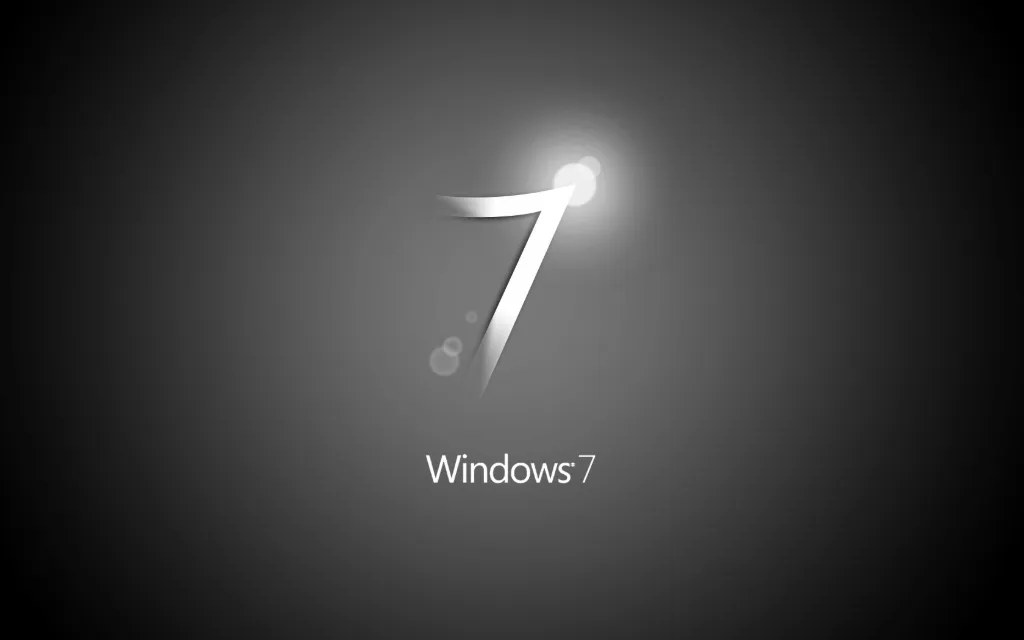 Windows 7 grey wallpaper