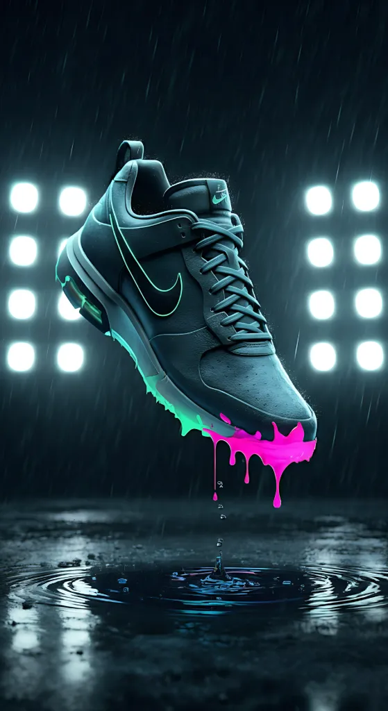 Nike Sneaker Neon Drip