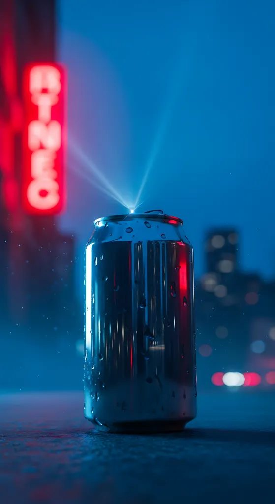 Neon Glow Cyberpunk Refreshment