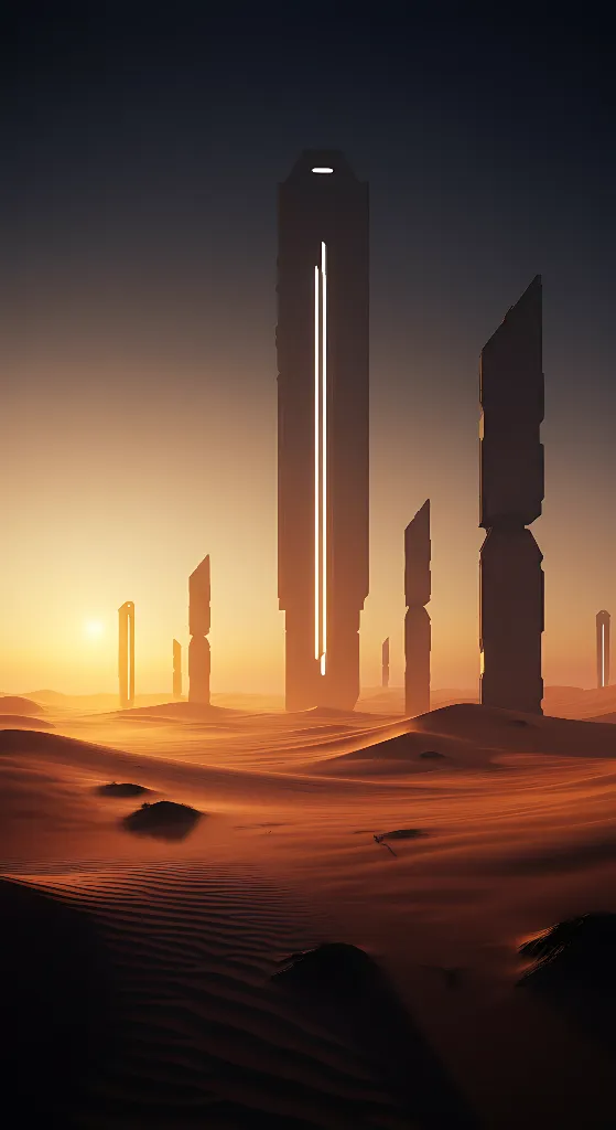 Desert Pillars of Tomorrow