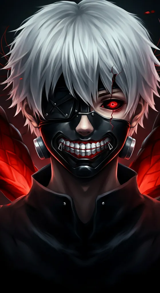 Masked Anime Character Portrait
