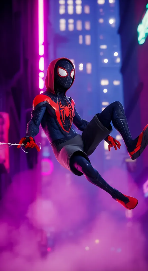 Miles Morales in the City