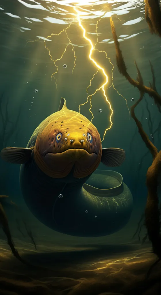 Shocking Eel in the Deep