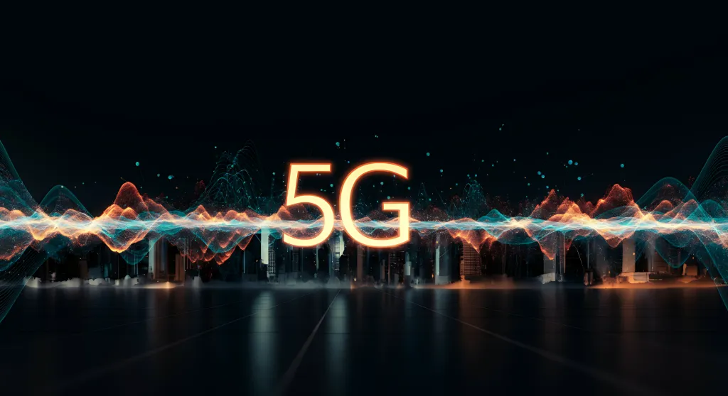 5G Connectivity Digital Cityscape