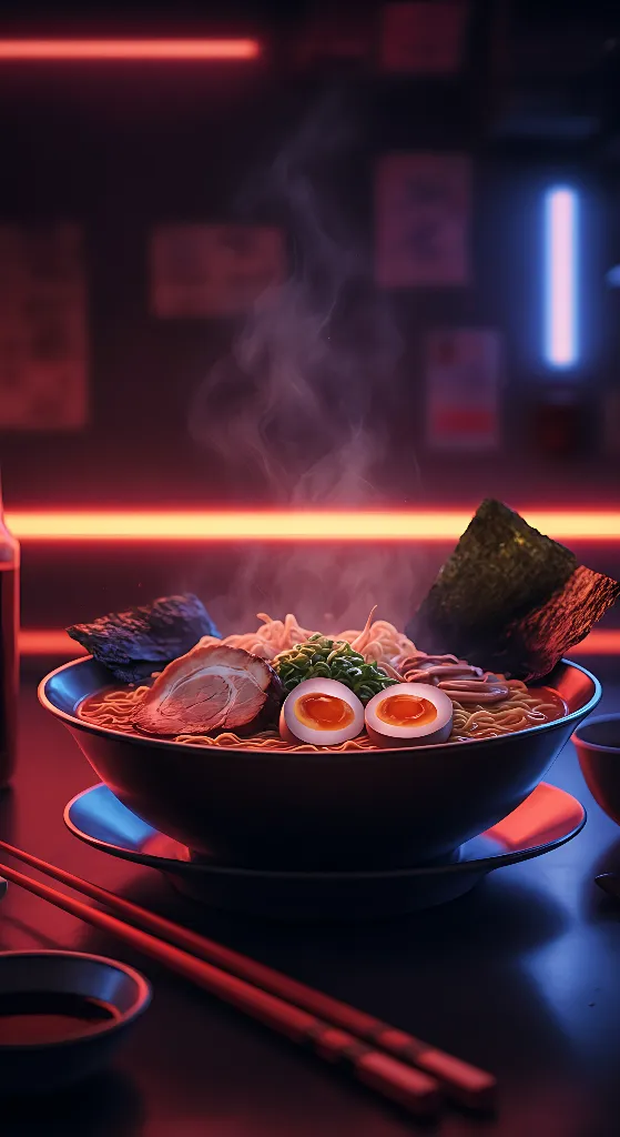 Neon Ramen Night